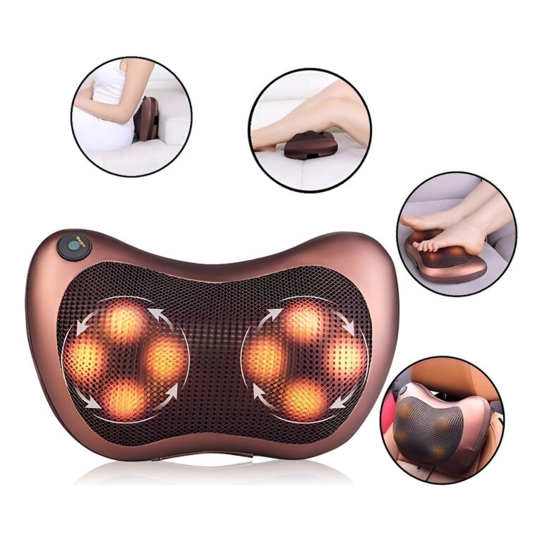 Travesseiro Massageador Eletrico Pescoco Lombar Ca