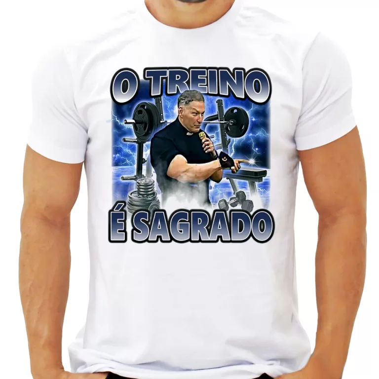 Camiseta unissex Padre Marcelo Rossi | Treino Sagr