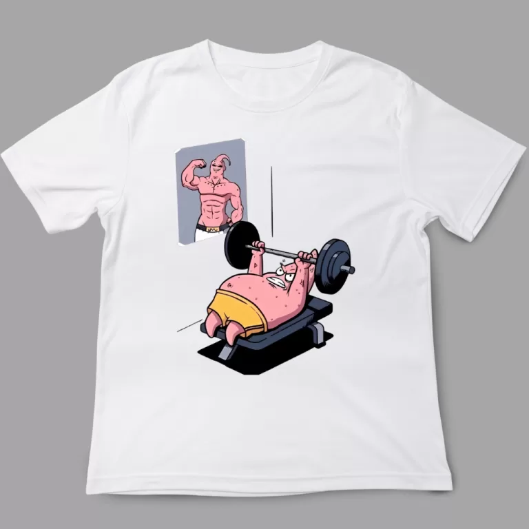 Camiseta Patrick Estrela majin boo Forte Maromba A