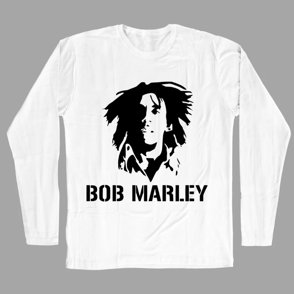 Camiseta Cantor – Manga Longa Bob Marley
