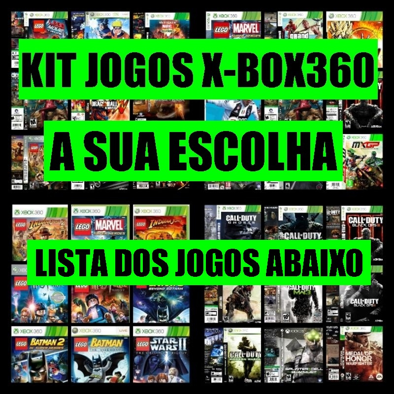 Jogos X-BOX 360 (LT 3.0/LTU) A Sua Escolha LEIA