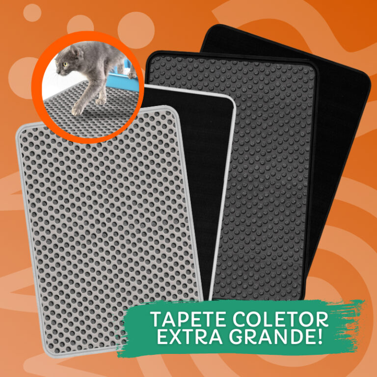 Tapete Higiênico Para Gatos Coletor de Areia Extr
