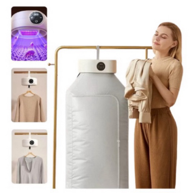 Secadora de roupas portátil ar quente Bivolt até