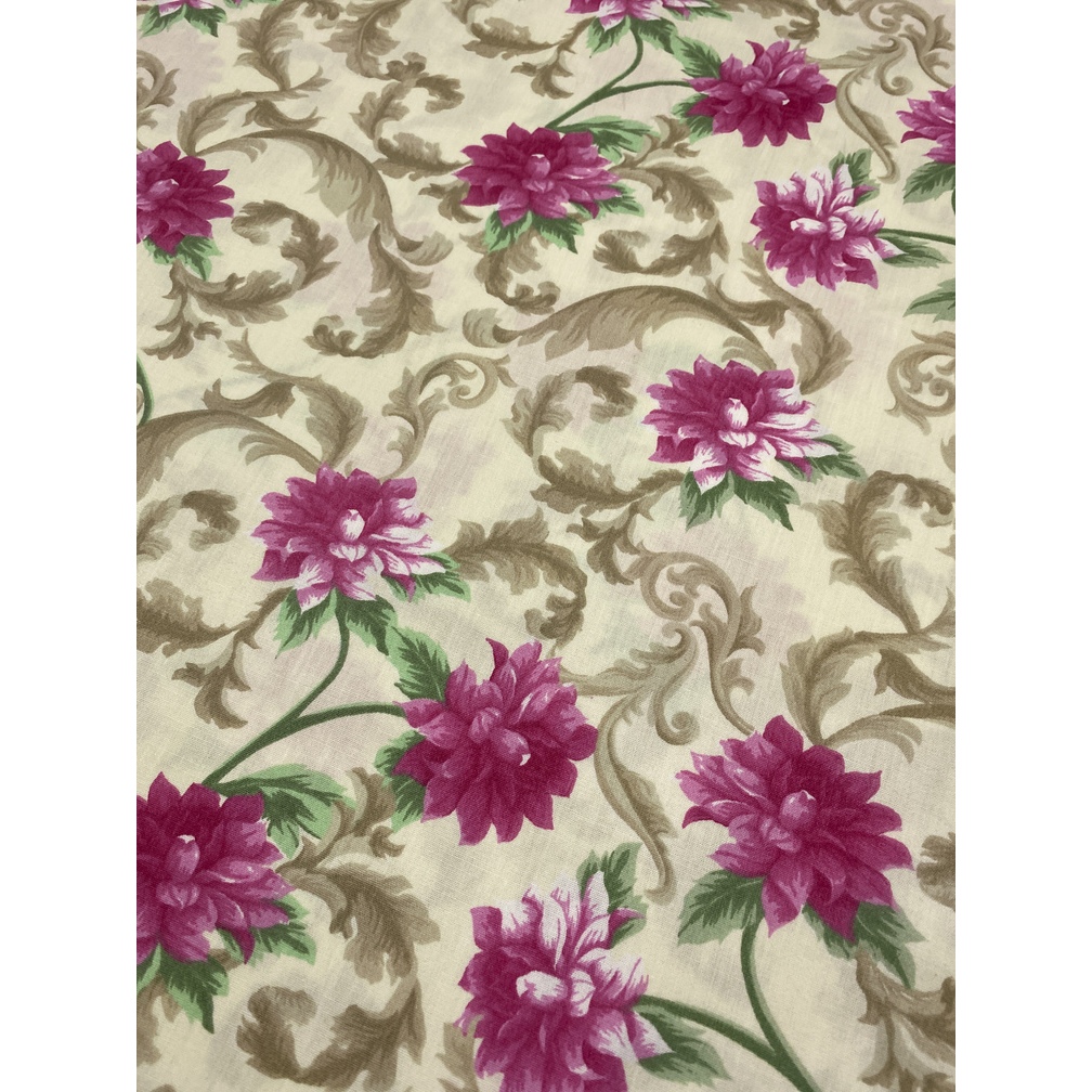 Tecido Tricoline Estampado 100% Algodão – Floral