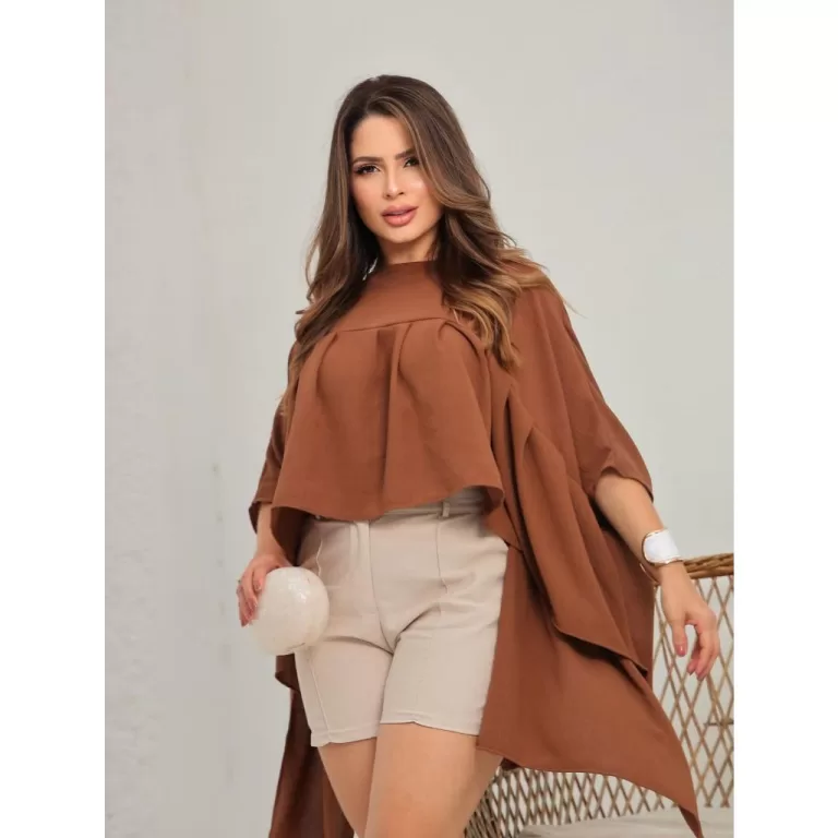 Blusa Bata Feminina Boho Chique Duna Soltinha Flar