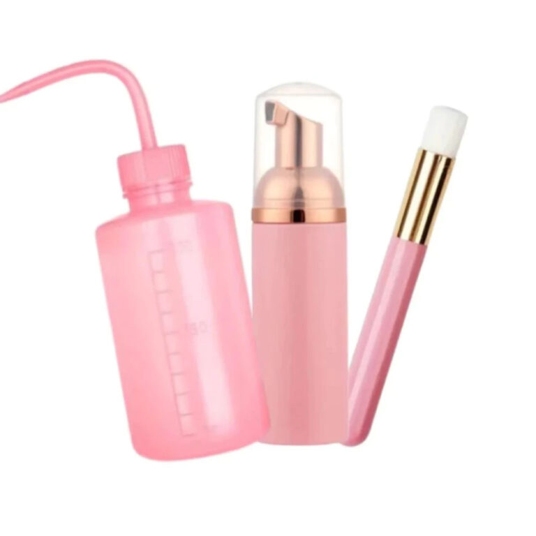 Kit Limpeza Extensão de Cílios Com Pump Espumado