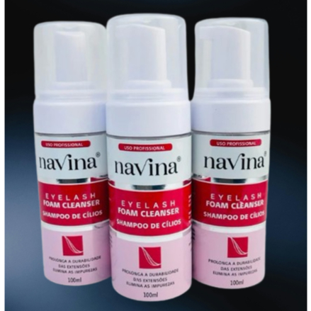 Lash Shampoo Espuma de Limpeza NAVINA Extensão C�