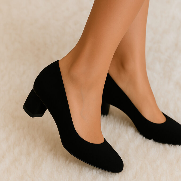 Sapato Feminino Scarpin Salto Baixo Agatha Clássi