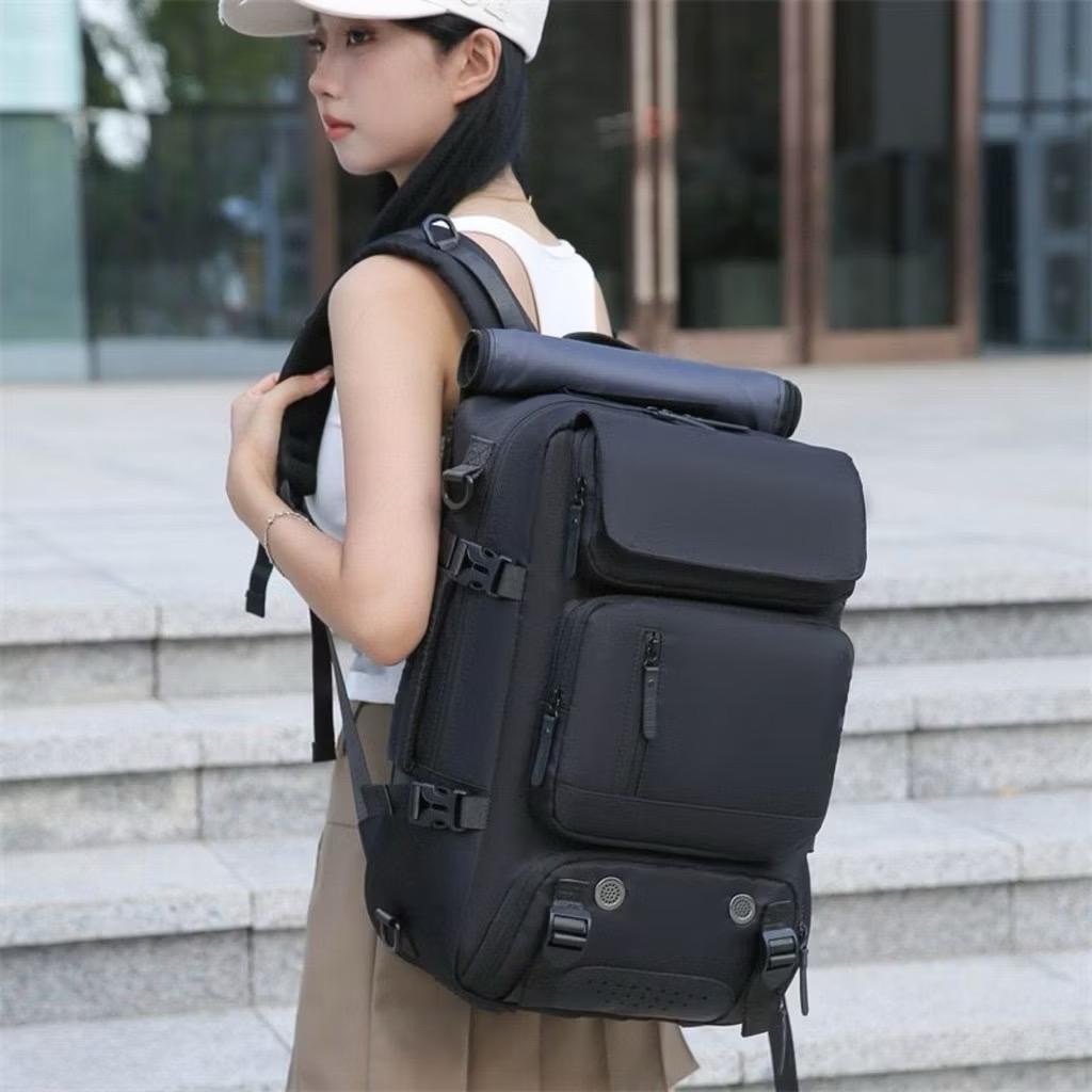 Mochila Viral Grande Multifuncional Viagem Bolsa Mala Bordo mochila NYLON IMPERMEAVRL COM USB 30L