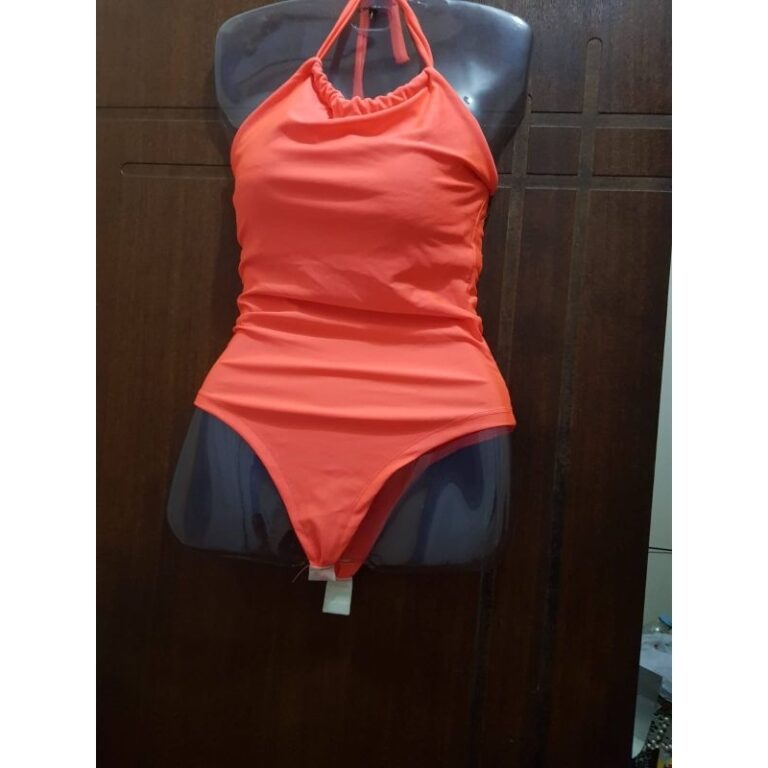 body tematico maio néon laranja veste 36.42