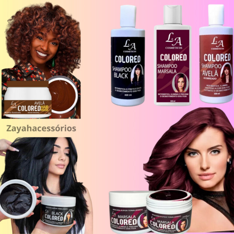Kit Tratamento Tonalizante Vermelho Cereja Sem Am