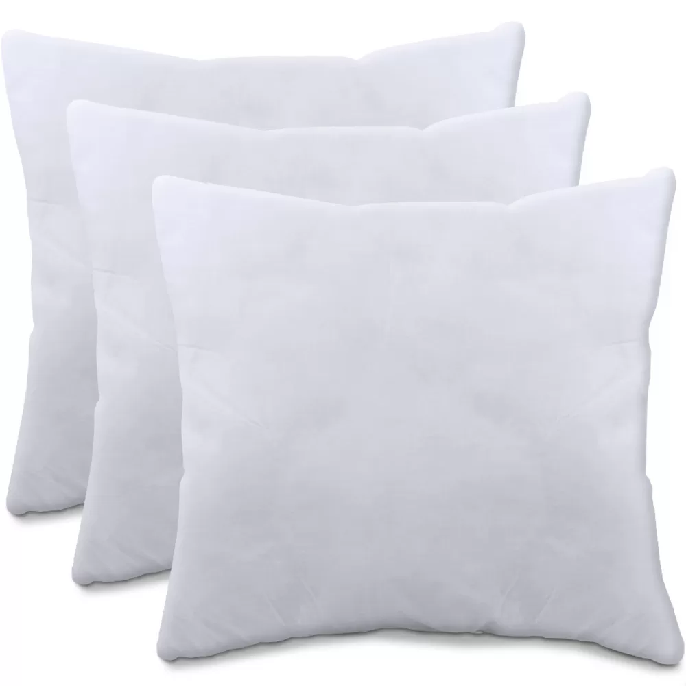 Kit 3 Refil P/ Almofada Fibras Siliconadas Antialérgico 45×45 – BF Colchões