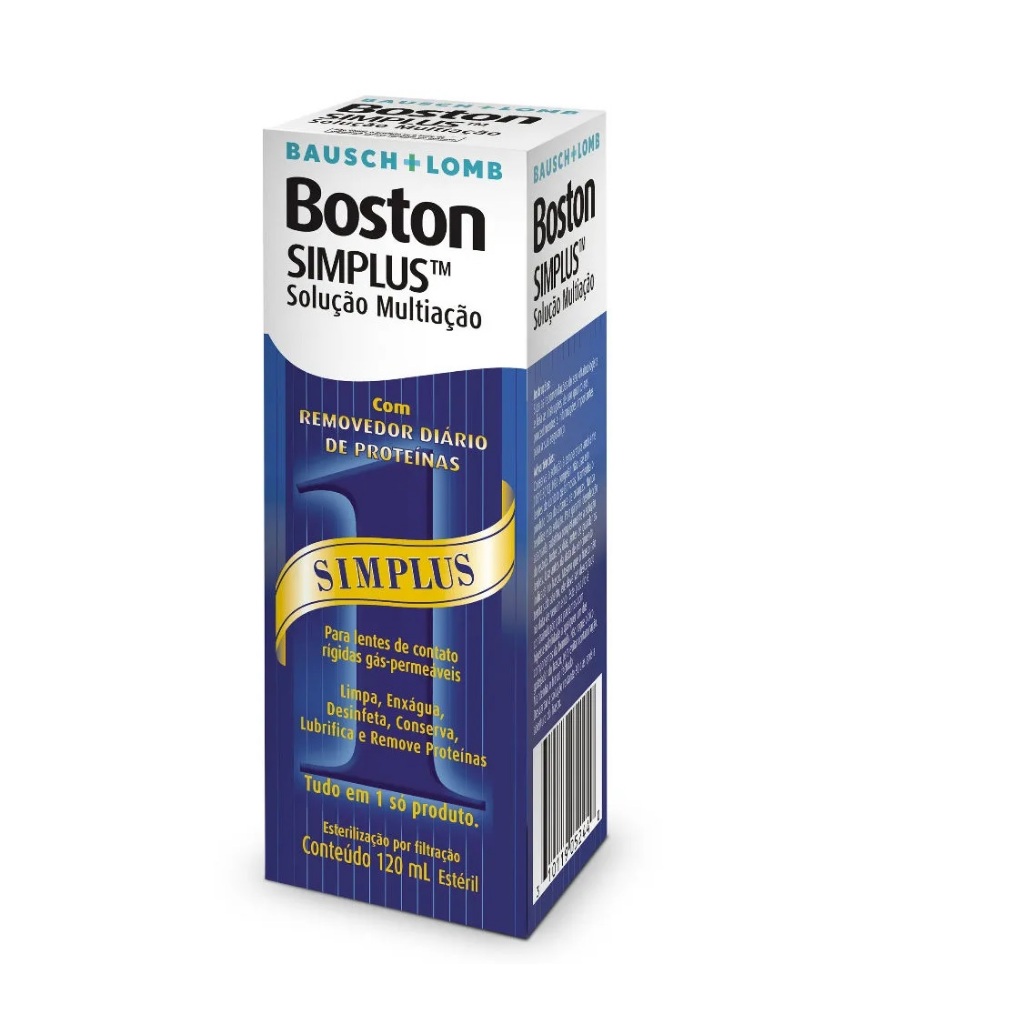 Solução para Lentes Boston Simplus Bauch Lomb 120ml
