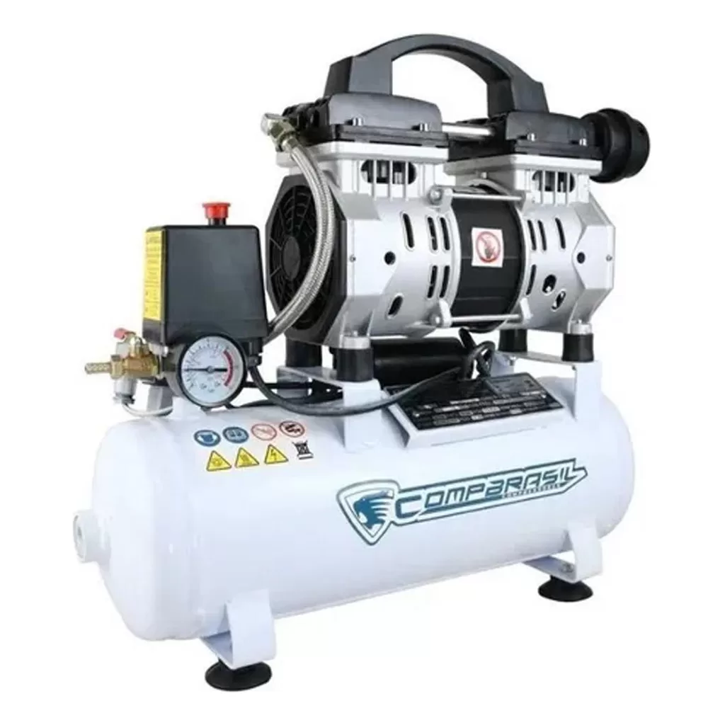 Compressor De Ar Sem Óleo 550-8l Compbrasil Profissional 220v