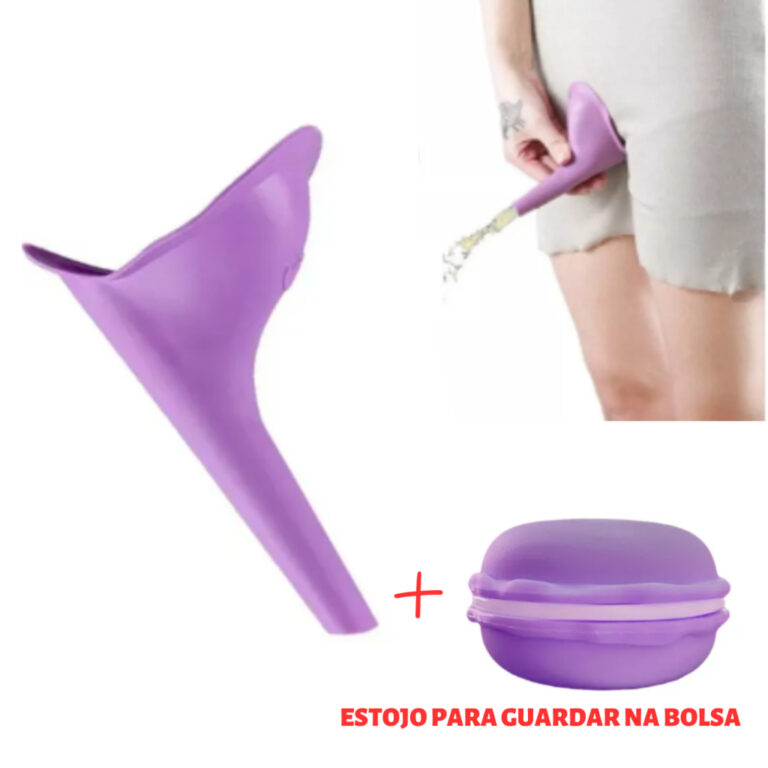 Urinol Feminino Lavável Mijador Prático E Higiê