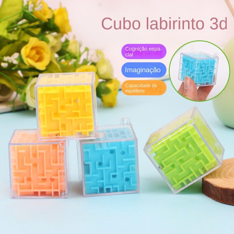 Labirinto Educacional Infantil Brinquedos 3D Tridi