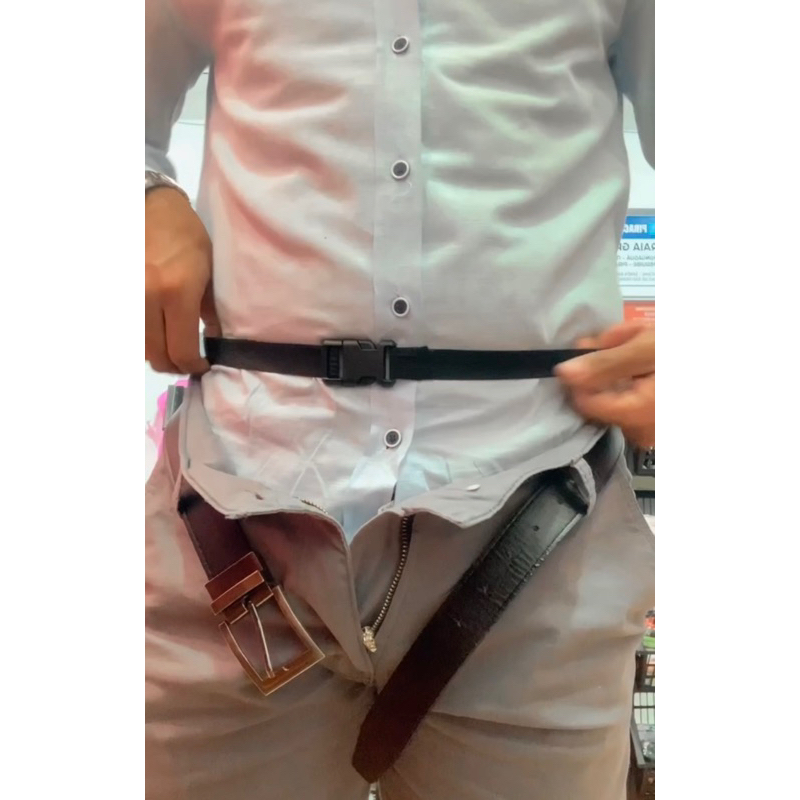 Cinto Flex Elástico Segura Camisas Social Mantenha seu Estilo no Lugar – unissex, segura camisa