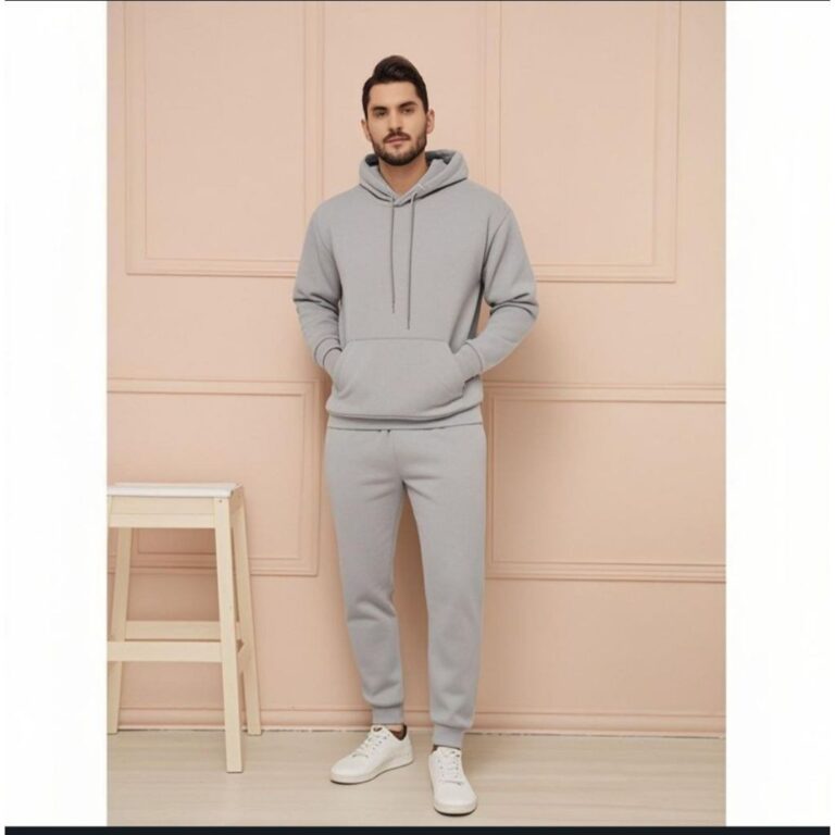 Conjunto Moletom Masculino Adulto Com Bolsos e Cap