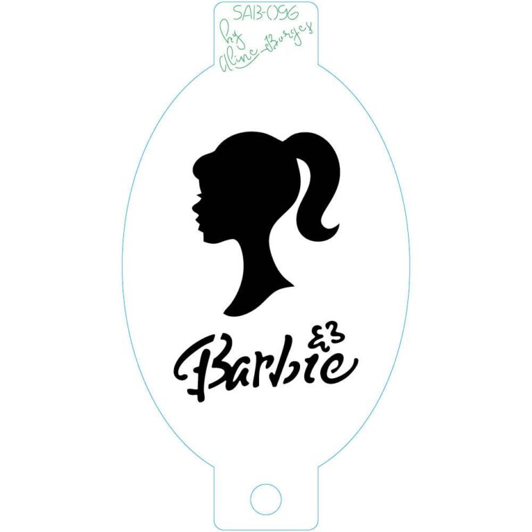 Stencil Barbie