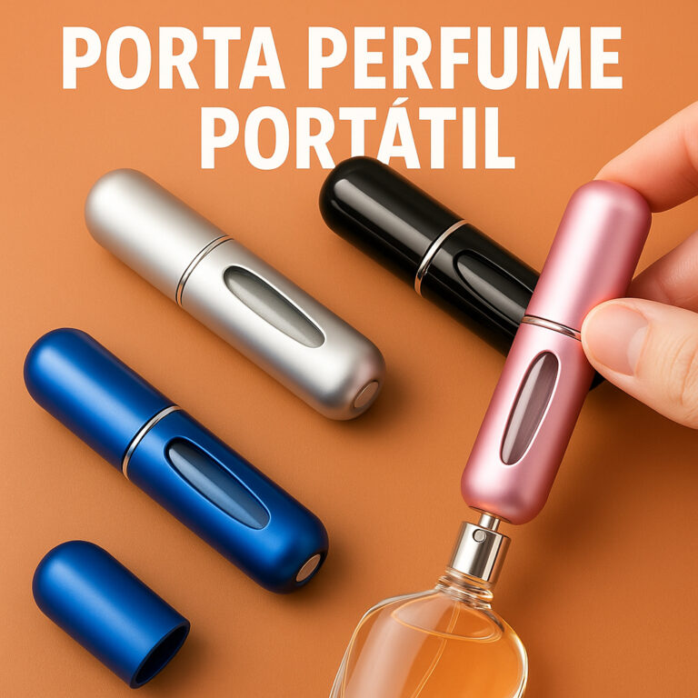 Porta Perfume Portátil Cores Aleatorias Spray 5ml