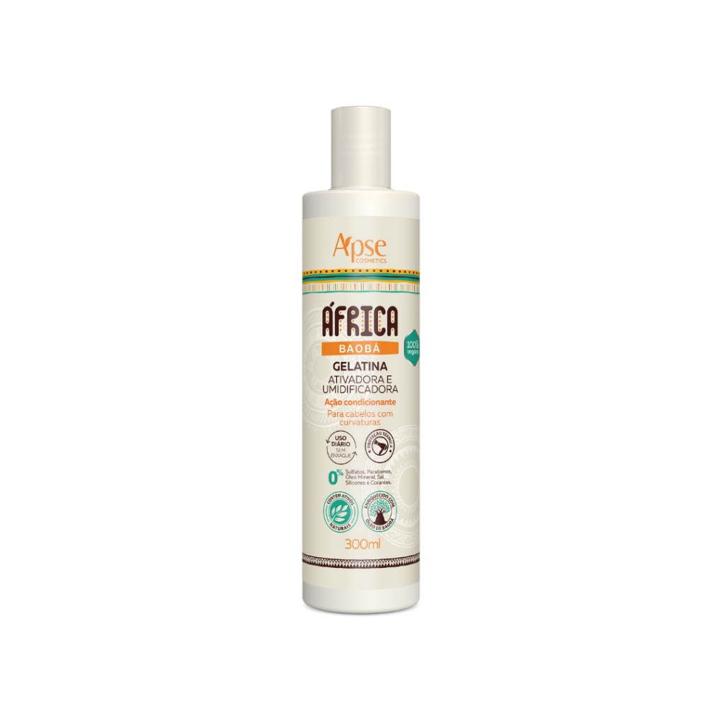 Gelatina Ativadora Umidificadora Baobá África 300ml – (Apse)