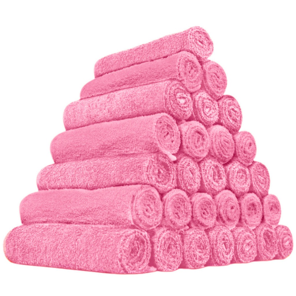 Kit com 50pçs Toalhas de Salão de Beleza Manicure Maisa 70x45cm 90g 100% Algodão Profissional