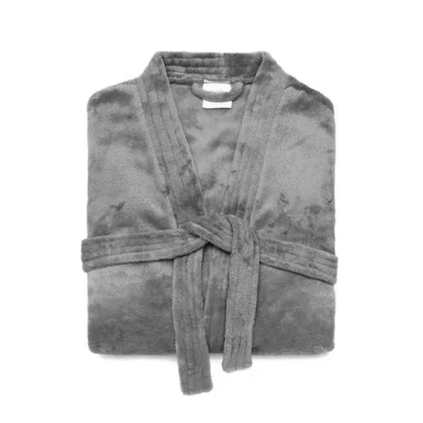 ROUPÃO FLANEL GOLA XALE LOFT TAMANHO G CINZA BUET