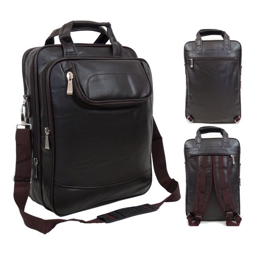 Bolsa Vira Mochila Pasta Transversal De Ombro Exec