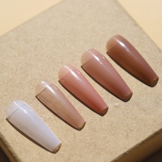 Unhas Postiças Realista Nude Color Bailarina DEZ 