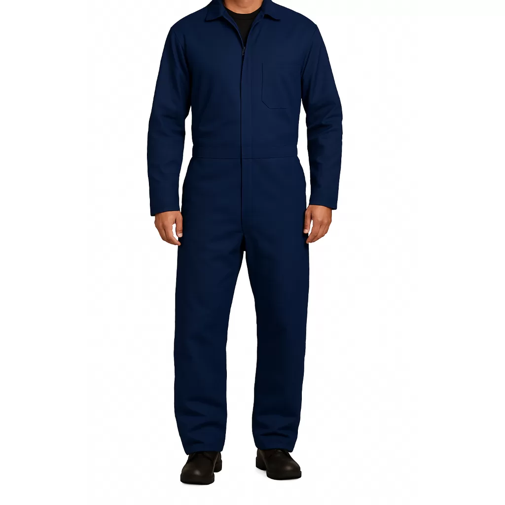 Macacão Brim Profissional Bolsos Com Velcro