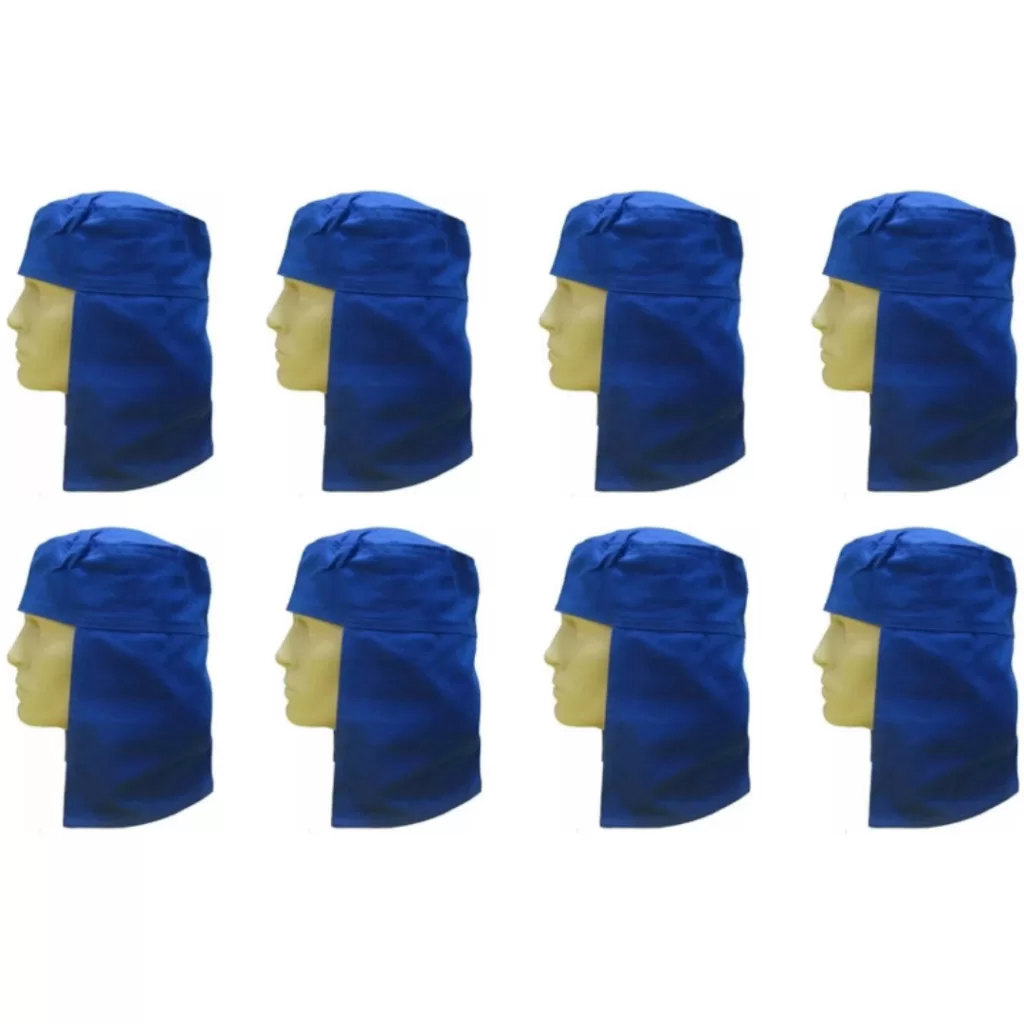 Kit 8 Touca Brim Soldador Árabe Legionário Proteção Sol Solda Pedreiro Agricultor