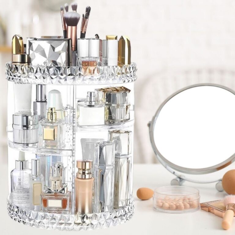 Organizador De Cosmético Maquiagem Acrílico Gira