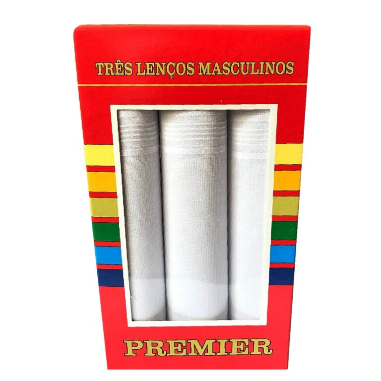 Lenços Masculinos De Bolso Kit 3 Unidades Caixa 3