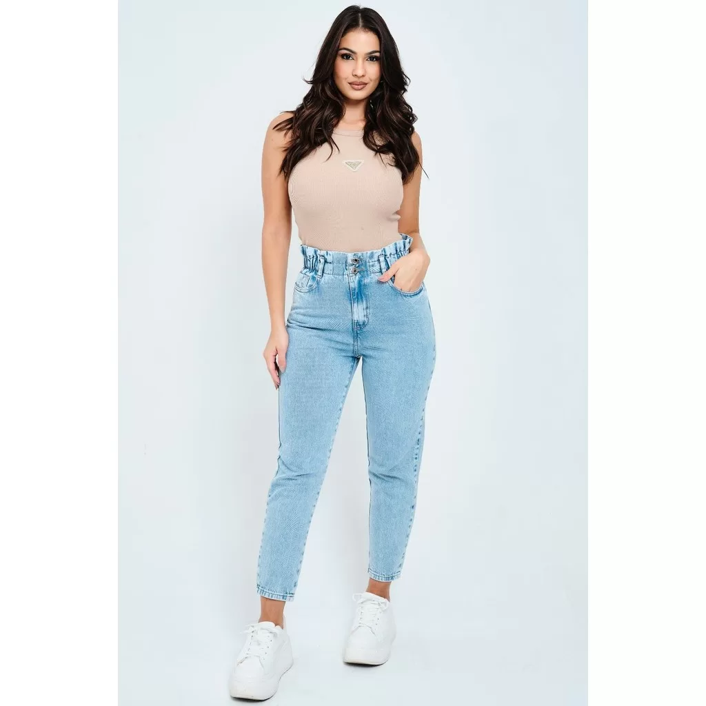 Calça Jeans Feminina Clochard Planet Girls Jeans Médio