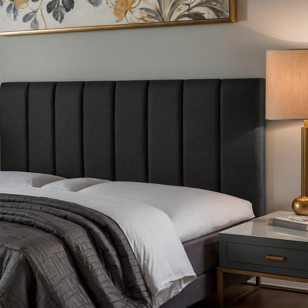 Cabeceira de Cama Adesiva Kit Completo Estofada em Módulos  – Envio Imediato