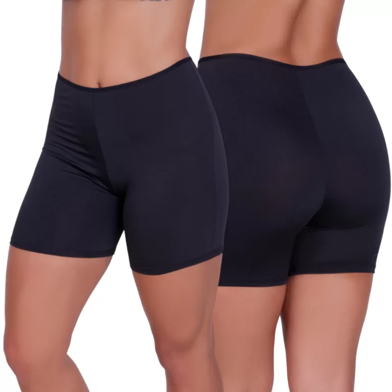 Short Anagua Segunda Pele Cintura Alta Conforto Li