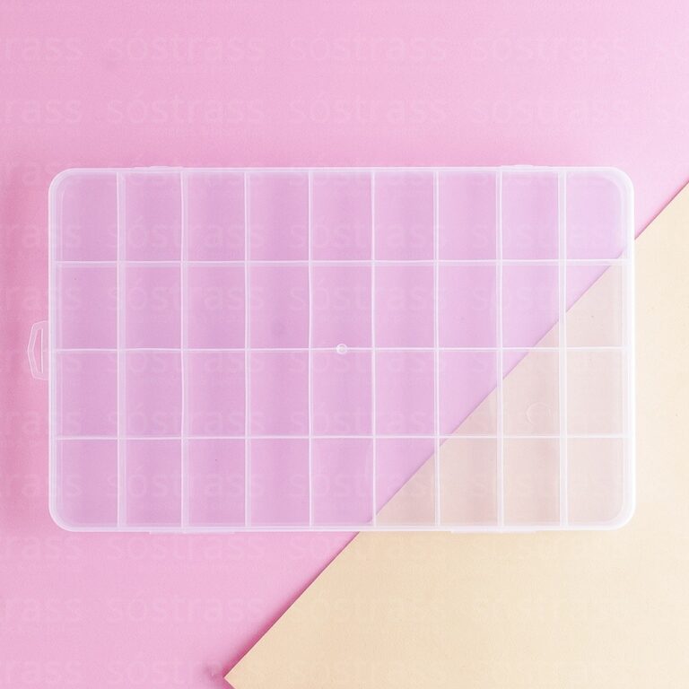 Caixa Organizadora 36 Divisórias 22.5×15.5cm