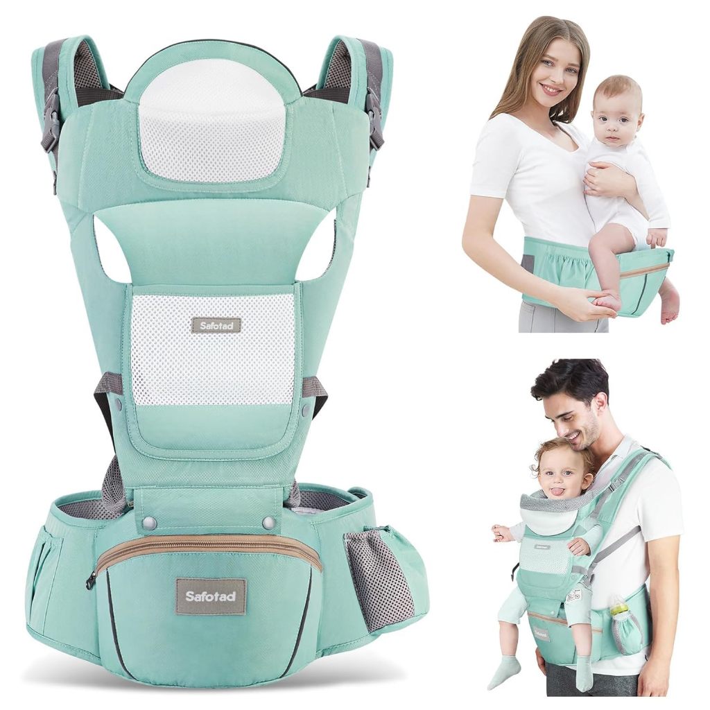 Canguru Para Bebe 0-3 Anos Ergonômico 3 Em 1 Estilo Canguru Frontal Infantil Hipseat
