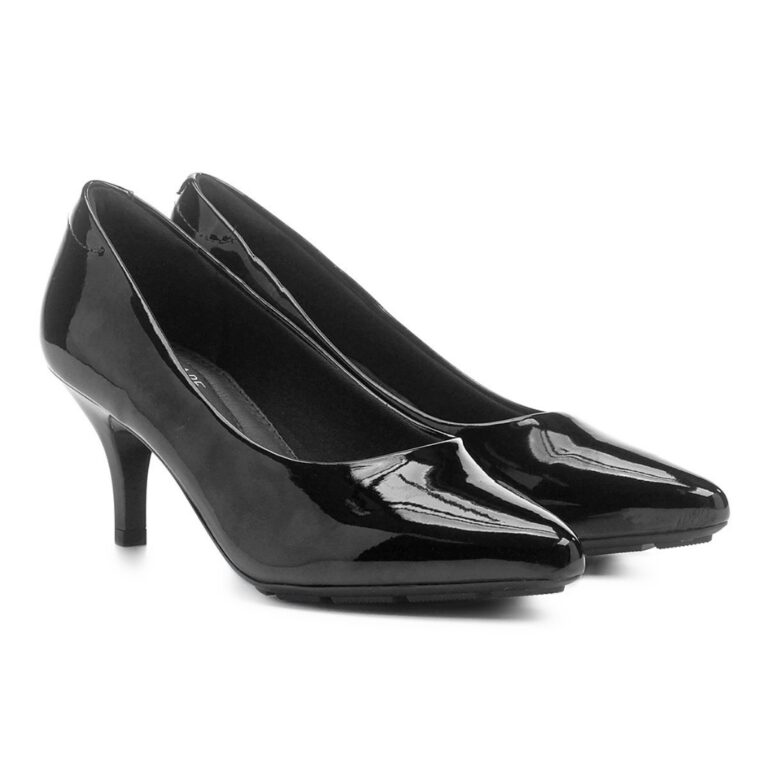Scarpin Modare Salto Médio Verniz Feminino