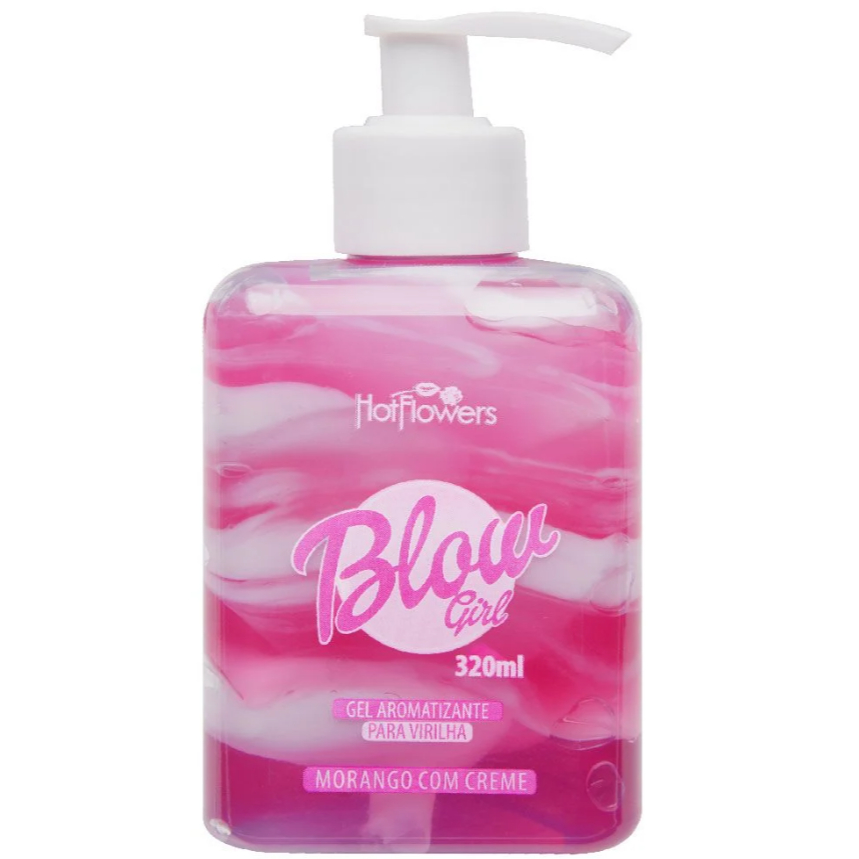Blow Girl Gel Creme Aromatizante Beijável Para Saúde e Cuidado Vaginal Feminina 320ml Sex shop