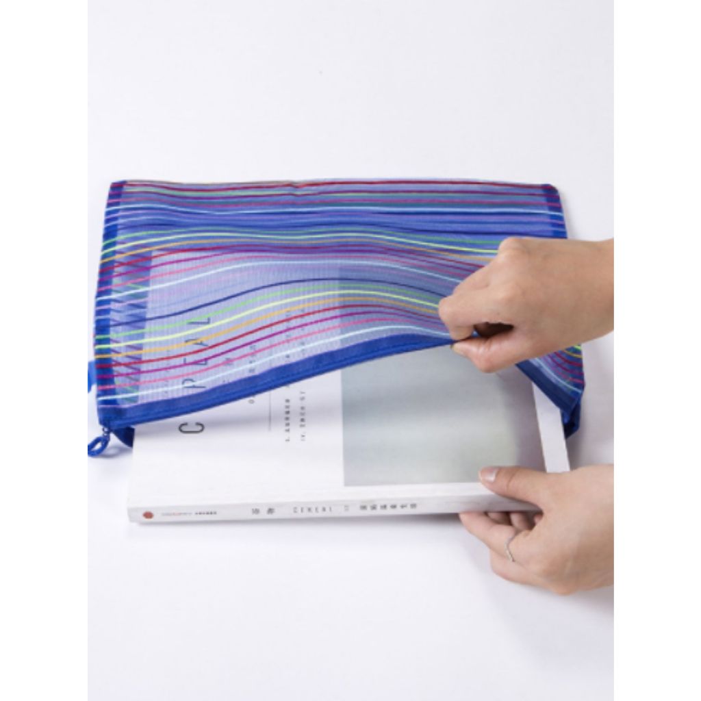 1 Unidades Estojo Multiuso Bolsinha Nylon Colorido Necessaire Promoção