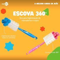 Escova Neopan 360° Para Limpeza de Mamadeiras Bic