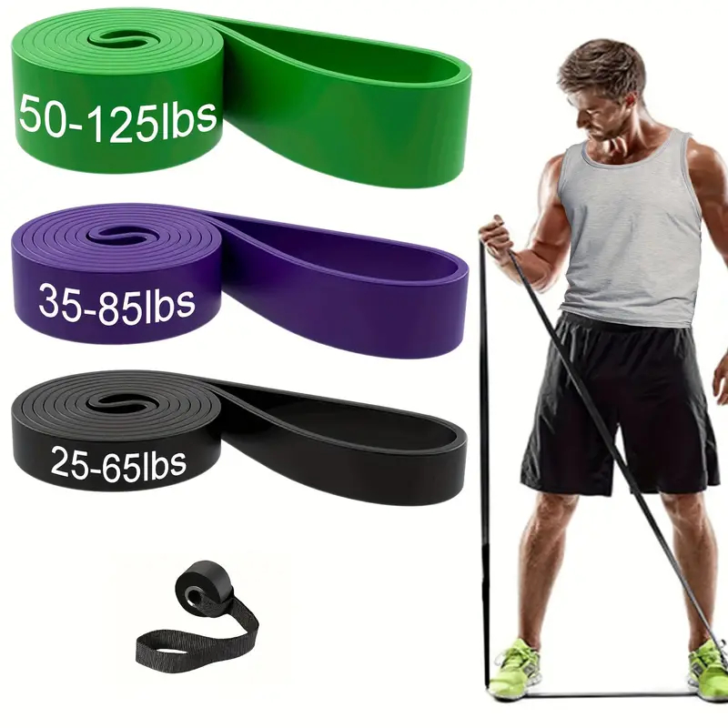 Kit 3 Elástico Super Band Borracha Crossfit Extra Forte