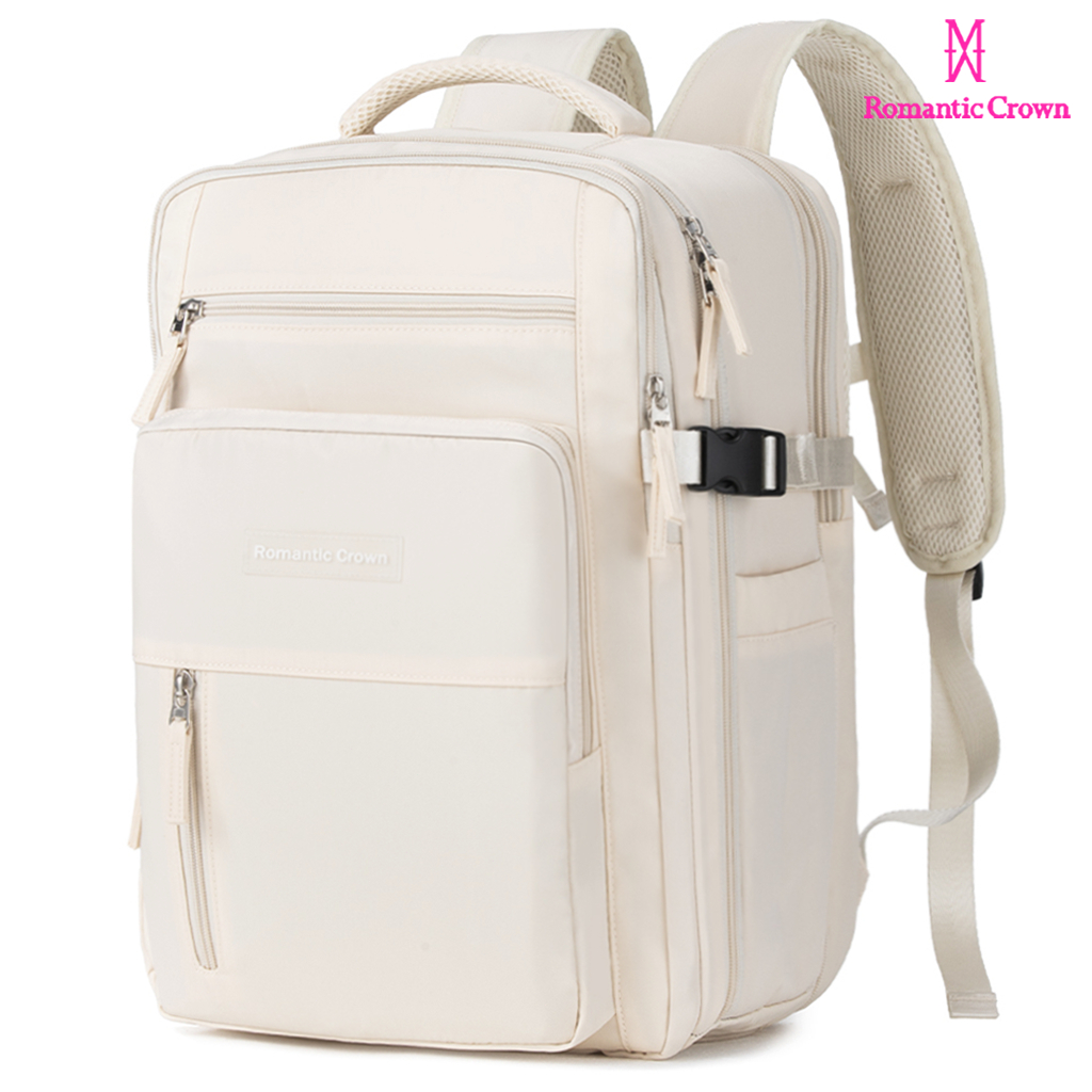 Mochila De Viagem Feminina Multifuncional Impermeável Reforçada Expansível para Trilha Esportiva