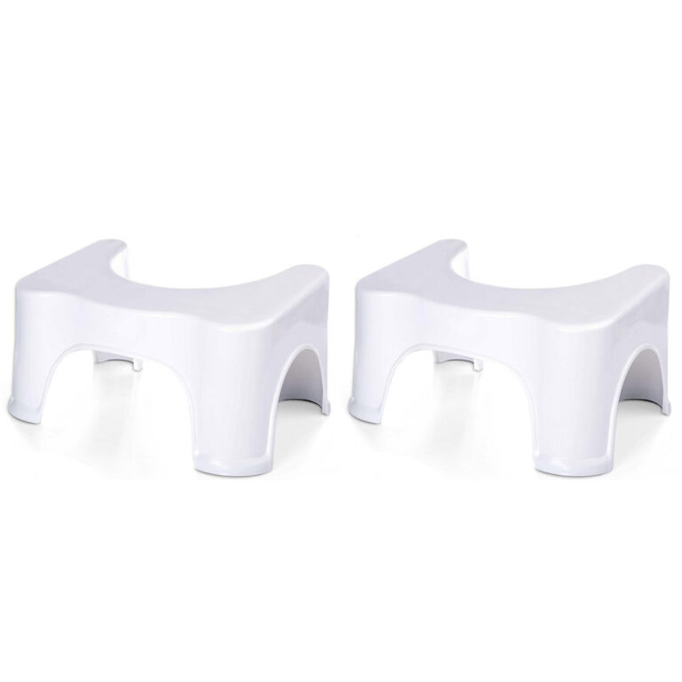 Kit 2 Banquinho Para Apoio Pés Antiderrapante Có