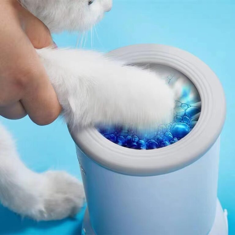 Limpador Automático de Pata de Cachorro e Gato de