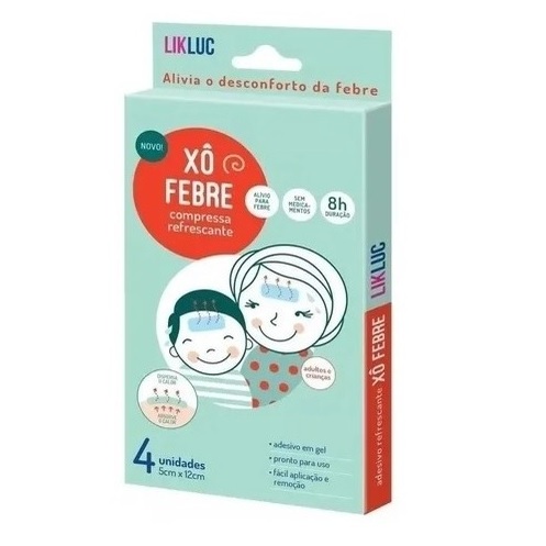 Kit 4 unidades Compressa Refrescante para Alívio 