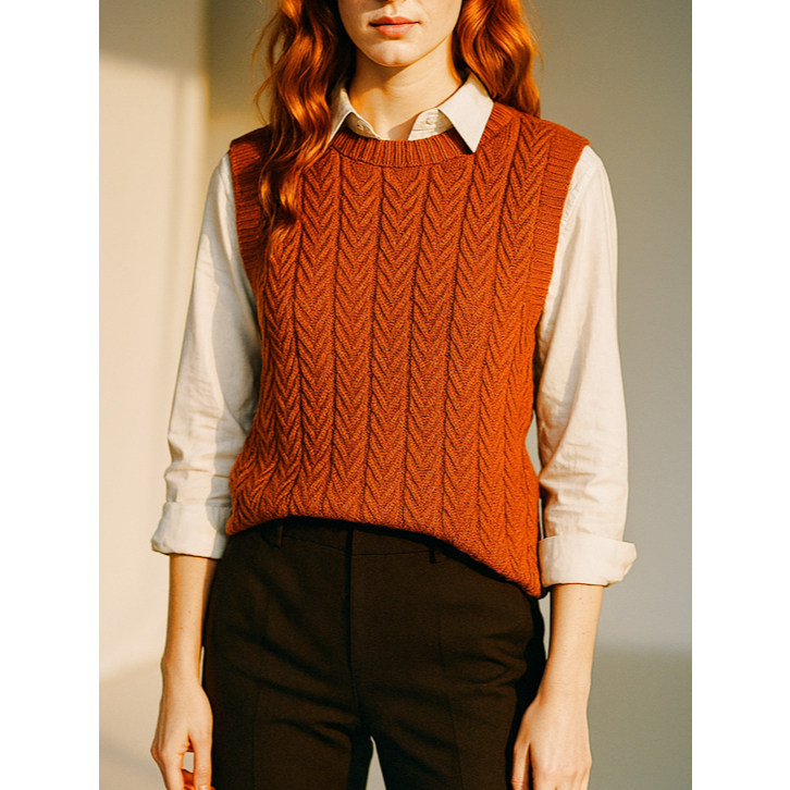 Colete Feminino Tricot  Elegante Novo Modelo Outun