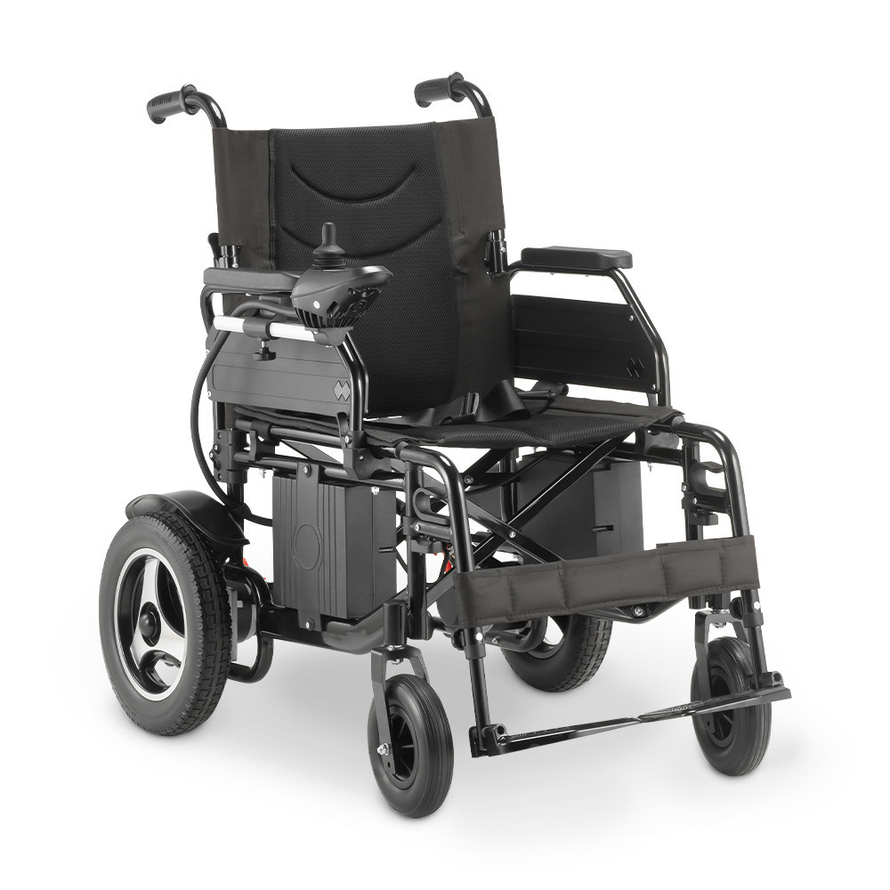 Cadeira de Rodas Motorizada Dobrável até 120 kg Assento de 48 cm D800 Dellamed