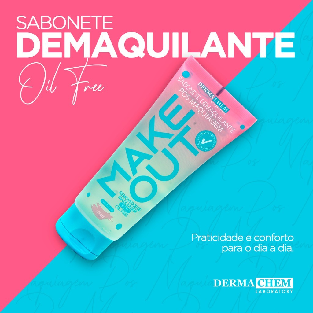 Sabonete Demaquilante Pos Maquiagem Dermachem 100ml